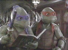 Donatello reads the scripture